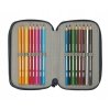 Real Madryt piórnik z wyposażeniem triple filled pencil case 37 pcs 412557857